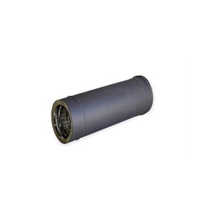 Tubo em Aço Inox Duplo Isolado – 33 cm Antracite