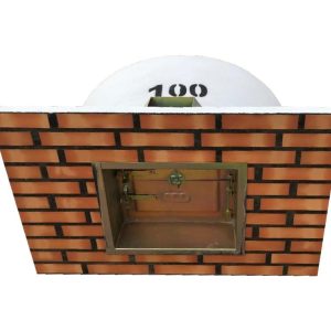 Forno c/ Parede e Fumeiro 80 / 90 / 100 / 110 / 120  cm