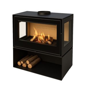 Salamandra Bimba 90 3 C com Lenheiro 13kW