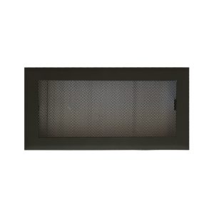 Grelha de Ventilação Simples Preta 15 x 30 cm