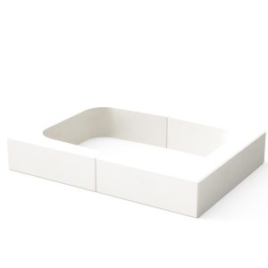Rodapé (Footer) KITAWAY Liso Branco